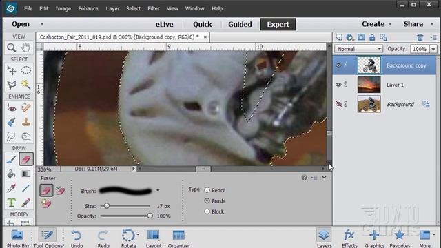 How to Replace Background in Photoshop Elements Tutorial смотреть онлайн