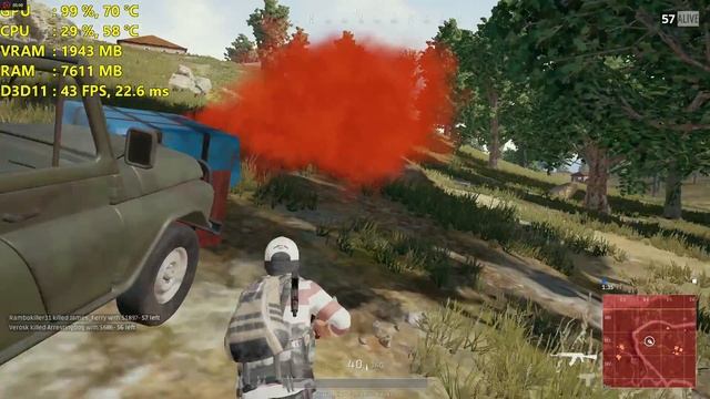 HD 7850 / R7 265 | Playerunknown's Battlegrounds - 1080p Very Low смотреть онлайн