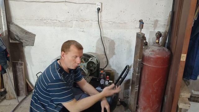 Как правильно подключить компрессор к ресиверу.