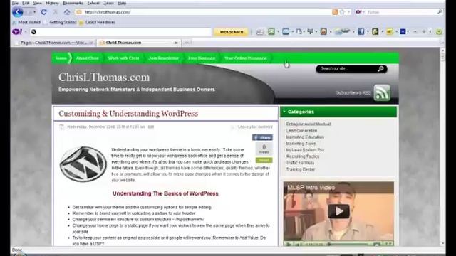 Wordpress Basics смотреть онлайн