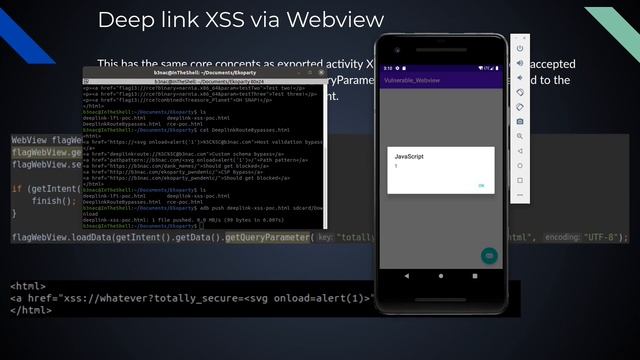 Exploiting Android deep links and exported components - Ekoparty Mobile Hacking Space Talk смотреть онлайн