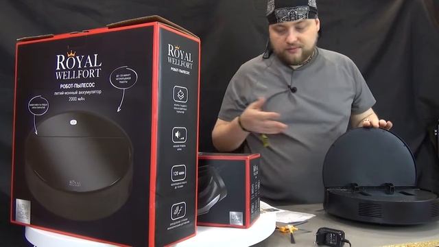 Робот-пылесос от Royal Wellfort | Обзор и тестирование дешёвого пылесоса смотреть онлайн