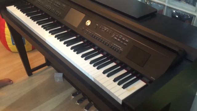 Unboxing Yamaha Clavinova cvp 705 part 2 смотреть онлайн