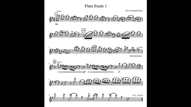 S. Gopalakrishnan Flute Etude 1 смотреть онлайн