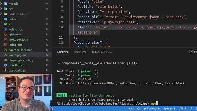 Set Up #Vue #Vite and #Playwright in VS Code - #tutorial смотреть онлайн