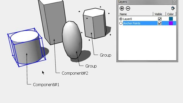 SketchUp Plugin Tutorial | Anchor Points смотреть онлайн