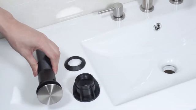How To Install Bathroom Sink Drain｜3-Minute Finished｜Hurran Bathroom Pop-up Sink Drain with Overflo смотреть онлайн