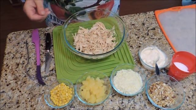 Салат НЕЖНОСТЬ с куриной грудкой. (Salad with chicken breast) смотреть онлайн