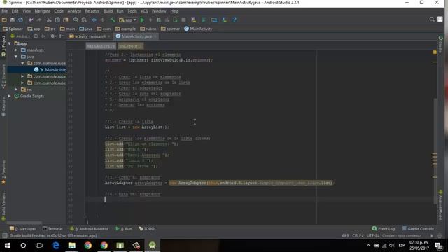 Mi Primera Aplicación con Android Studio | Spinner con Android Studio смотреть онлайн