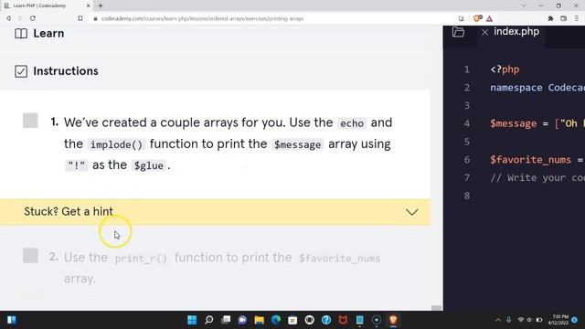 How Printing Arrays Works in PHP, implode function, print_r function in PHP, View Array Values, PHP смотреть онлайн