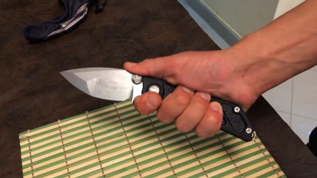 Обзор ножа Microtech DOC (Death On Contact) 153-10 stonewash сталь 154CM смотреть онлайн