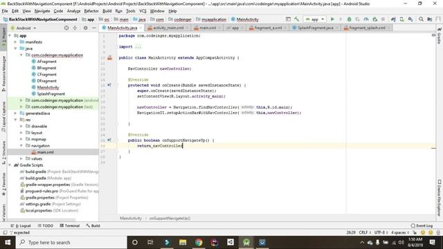 Backstack With Navigation Component in Hindi смотреть онлайн