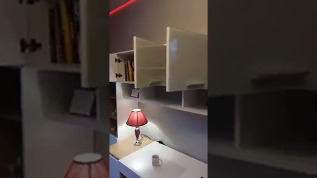 Комплект мебели в детскую в тематике «Лондон» (подвесная консоль) от KOMANDOR-Neva - Отзыв Владимир смотреть онлайн