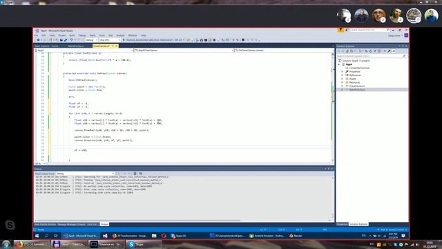 C# Xamarin Android Lesson 11.2 - Only Canvas 3D graphics (no OpenGL) смотреть онлайн