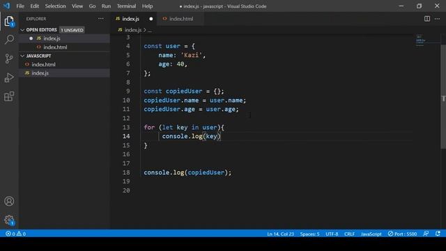 JavaScript for Beginners A -Z #46 | Cloning an object - Objects смотреть онлайн