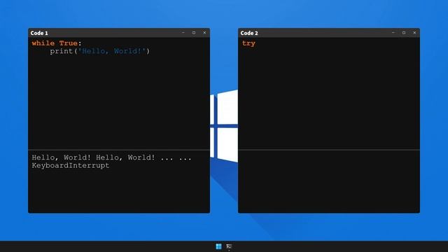 How to fix KeyboardInterrupt: in Python смотреть онлайн