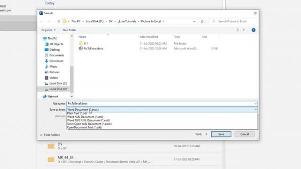 Import Data from Picture, Image to Excel
