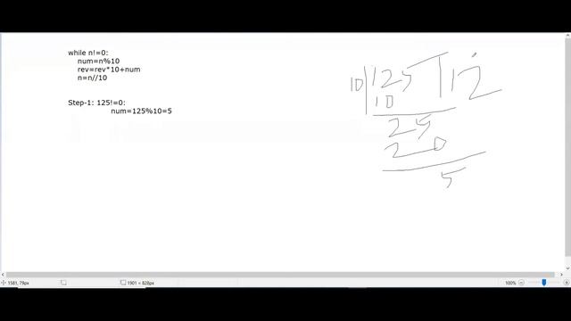 Python program to find the reverse of a number and check whether the number is palindrome or not. смотреть онлайн