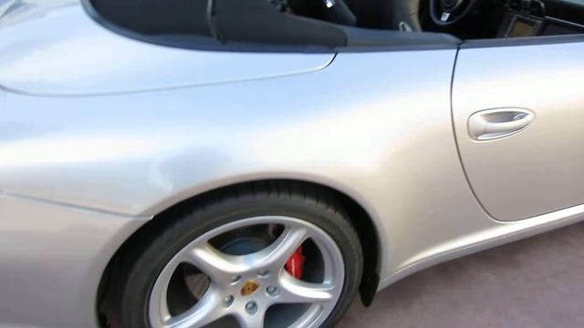 2007 Porsche Carrera S Cabriolet Tiptronic Arctic Silver Black Full Leather 13k miles смотреть онлайн