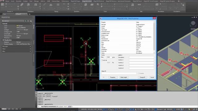 MagiCAD 2015.11 for AutoCAD - Switch units of measurement смотреть онлайн