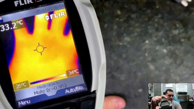 Teste câmera térmica Flir TG165 vs Flir I5 смотреть онлайн