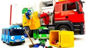 Машинки! Мультики для детей. Автобус Тайо наводит порядок.mp4