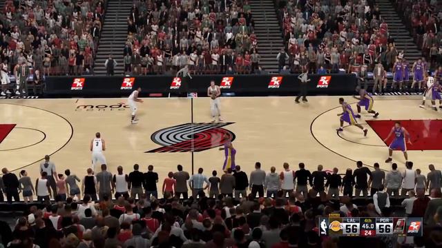 NBA 2K16 2001 Lakers VS 2016 Blazers - Play Now Online смотреть онлайн