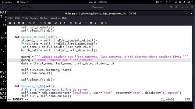Python Project: Coding -4- (PyQt5 & Mysql) смотреть онлайн
