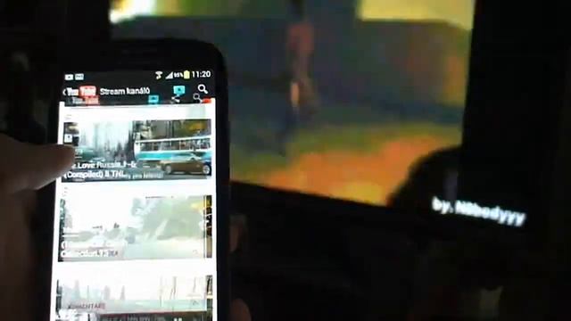 How to remote youtube player in SMART TV LG 50PM680S with smartphone. смотреть онлайн