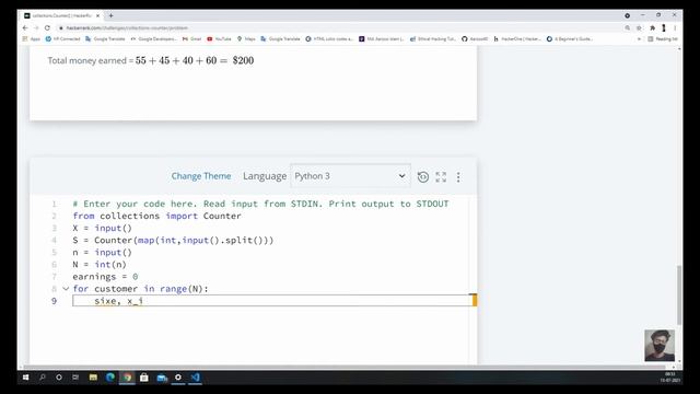 collections.Counter() || HackerRank Solution смотреть онлайн