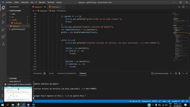 Recorrido de los Grafos en Java con Visual Studio Code смотреть онлайн