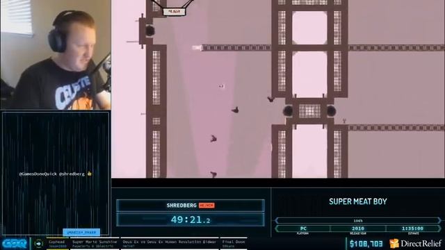 Super Meat Boy by shredberg in 1:30:04 - Corona Relief Done Quick смотреть онлайн