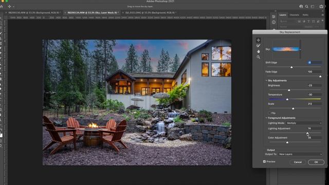 The NEW Sky Replacement tool in Photoshop, Quick, Easy and Consistent! смотреть онлайн