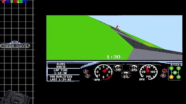 Race Drivin' (Megadrive) смотреть онлайн
