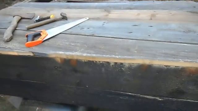 Постройка лодки из досок.День 2й и 3й. смотреть онлайн