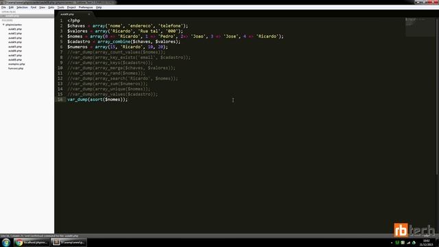 PHP para iniciantes - Manipulação de arrays смотреть онлайн