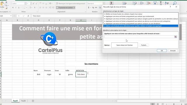Comment faire une mise en forme conditionnelle avec une petite astuce смотреть онлайн