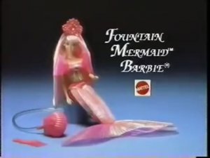 1993 1993 Реклама Русалочки Барби Маттел Fountain Mermaid Barbie