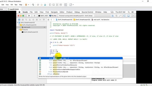 Tutorial 04: Loop in Swift | Loops (For While Repeat) using Swift Programming Language смотреть онлайн