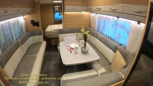 Самый большой и самый лучший для двоих. С отдельной туалетной комнатой. Dethleffs Generation 695 BQ смотреть онлайн