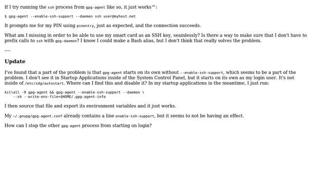 Unix & Linux: Connecting SSH and Git to gpg-agent смотреть онлайн