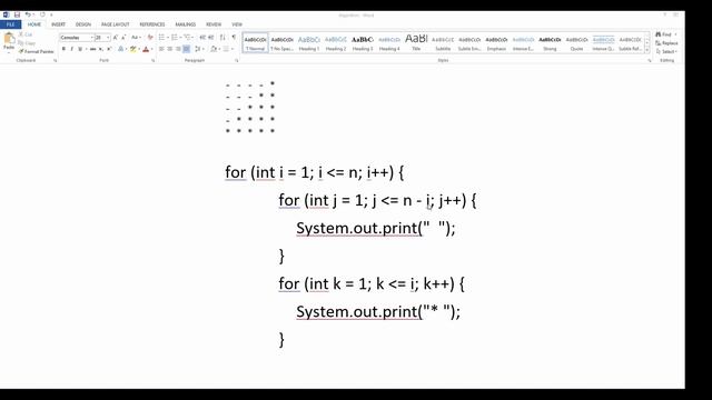 Pattern Program | Print Left Triangle Pattern | Java Programs смотреть онлайн
