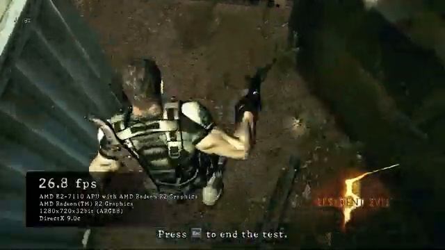 Resident evil 5 on AMD Radeon R2 смотреть онлайн