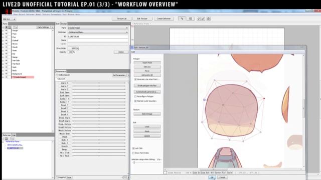 Live2D Cubism 2.0 Tutorial (2015) - Ep.01 (3/3) 