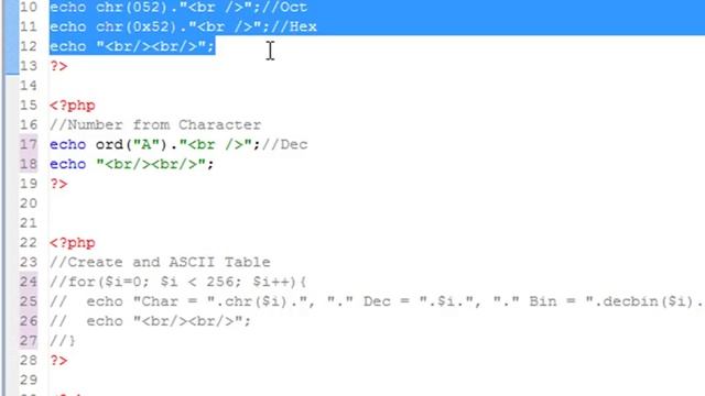 PHP programming 22 Generating Passwords and ASCII смотреть онлайн