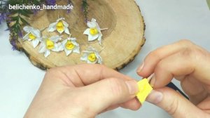 Нарциссы из фоамирана простой способ. Цветы из фоамирана.?✂️?Весенние цветы из фоамирана