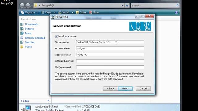 PostgreSQL installation смотреть онлайн