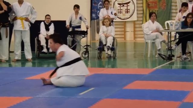 Adapted Karate - Disability Karate Federation.  This Is The Kata Empi