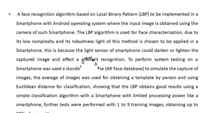 Face recognition System for Smartphone based on LBP смотреть онлайн