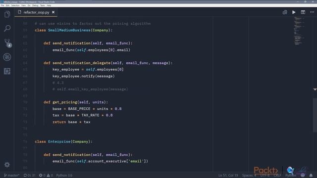 Refactoring Python Code: Assessing the Correct Class for Fields and Methods|packtpub.com смотреть онлайн